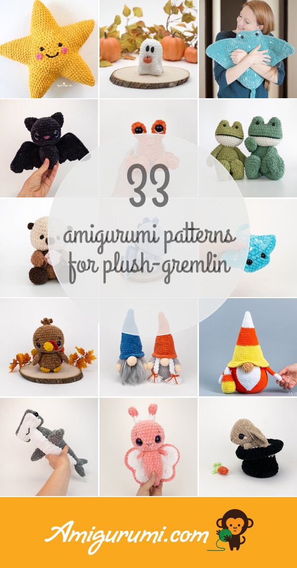 Plush-gremlin patterns - Amigurumi.com